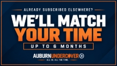 Already subscribed elsewhere? We’ll match your time